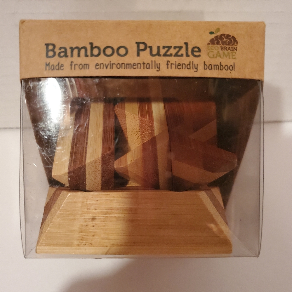 Eco Brain Game Bamboo Puzzle